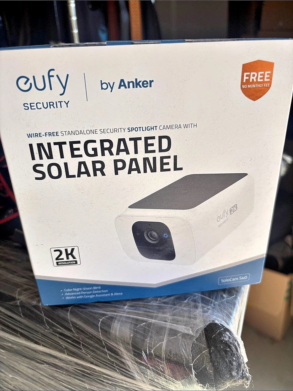 eufy SoloCam S40 2K Solar Security Camera